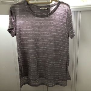 SALE🎉Lush Striped Sheer Tee